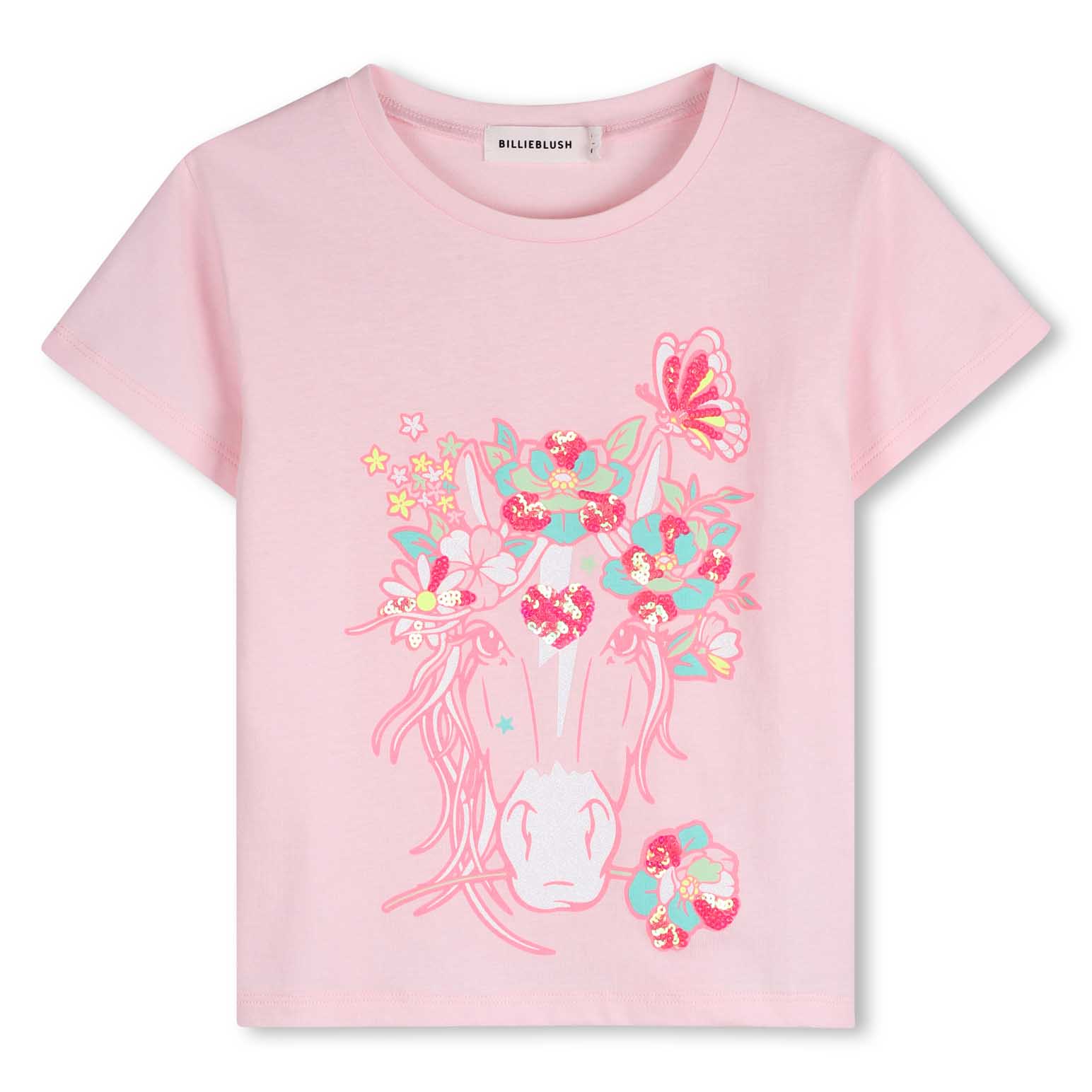 Billieblush Short Sleeve Tee Shirt 3Y-6Y